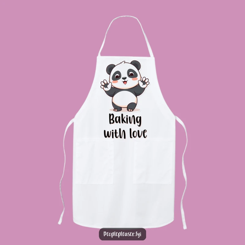 Funny Panda Chef Apron: Cute Character Greeting, Stylish & Hilarious Cooking Gift!