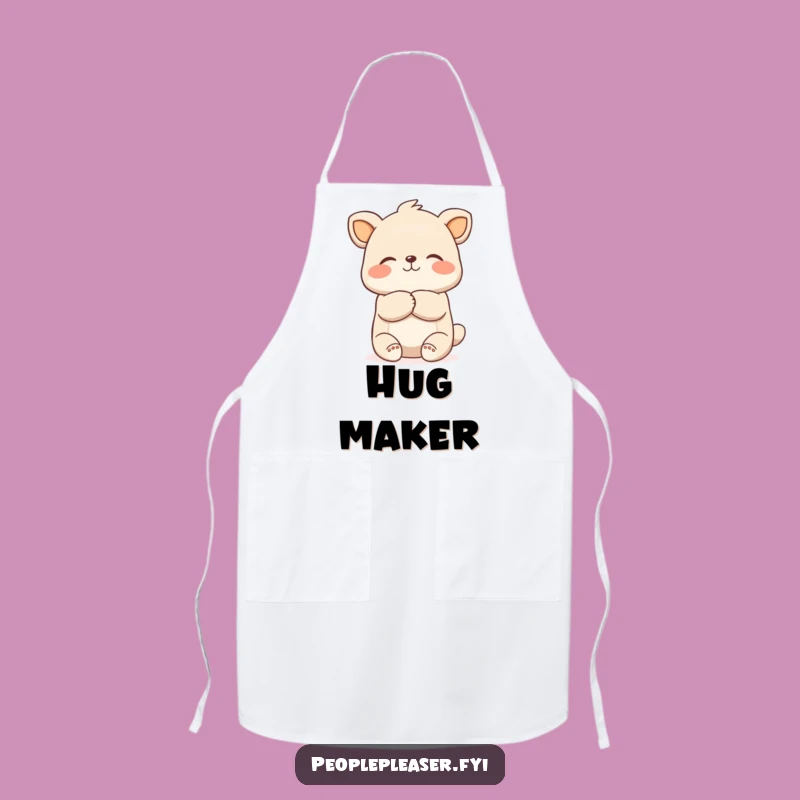 Funny Gentle Hug Apron: Cute Animal Character's Comfort, Kitchen Funny Gift Essential