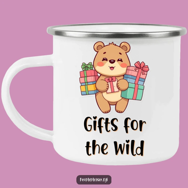 Funny Bear Gift Camping Mug: Generous Bear Brew, Great Funny Gift for Outdoors!