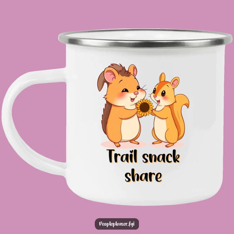 Funny Hamster & Squirrel Seed Gift Camping Mug, Adventure Ready