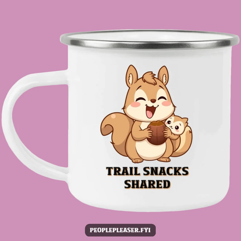 Funny Squirrel Campfire Mug: Durable Rodent Nut Mug, Adventurous & Hilarious Gift!