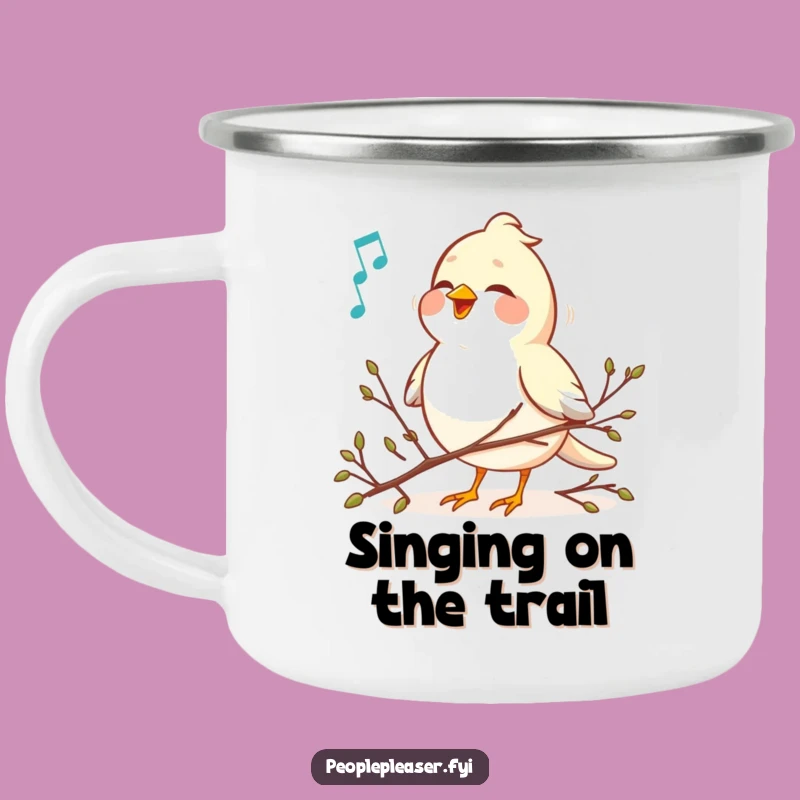 Funny Bird Melody Camping Mug: Outdoor Twig Arranger, A Rugged Funny Gift!