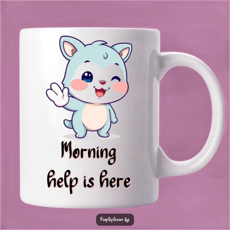 Funny Helping Animal Mug: Kind Gesture, Perfect Gift!