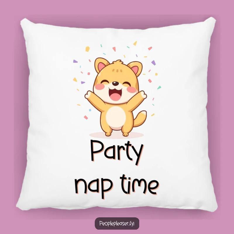 Funny Accent Pillow - Animal Confetti, Cozy Funny Gift for Your Sofa!