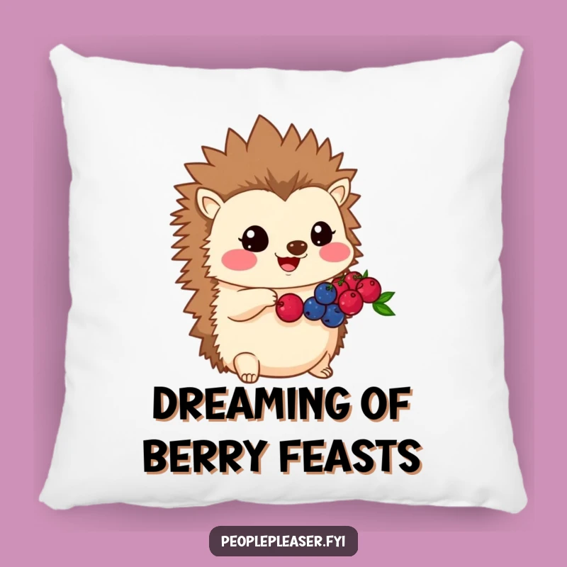 Soft Funny Kawaii Hedgehog Pillow, Generous Comfort, Cozy Kindness Gift