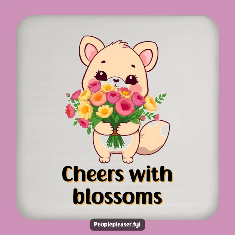 Funny Cute Animal Coaster: Protect Surfaces with Sweetness, Perfect Set!