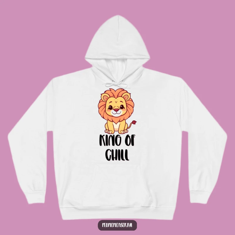 Cozy Funny Lion Hoodie: Proud King's Gentle Warmth Gift