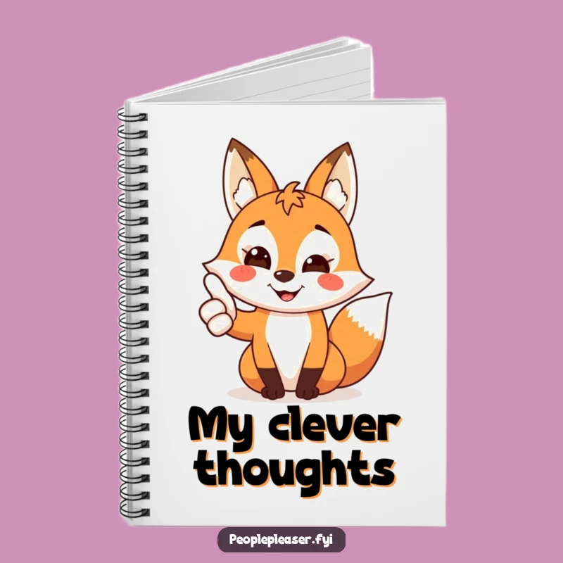 Funny Fox Thumbs Up Notebook: Vixen's Approval Journal, Perfect Funny Gift!