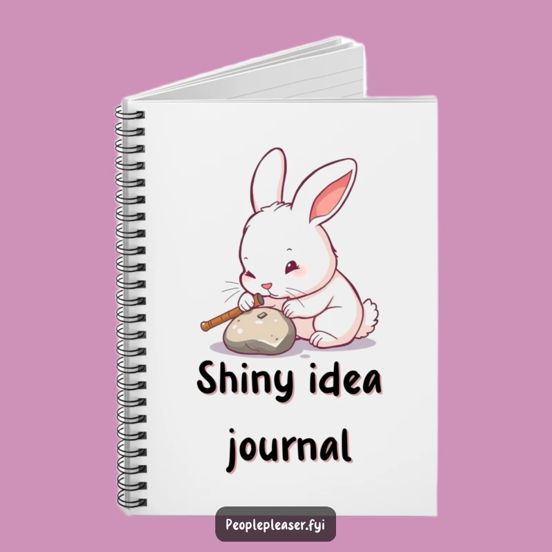 Funny Rabbit Polishing Notebook: Organize Your Thoughts with Meticulous Charm