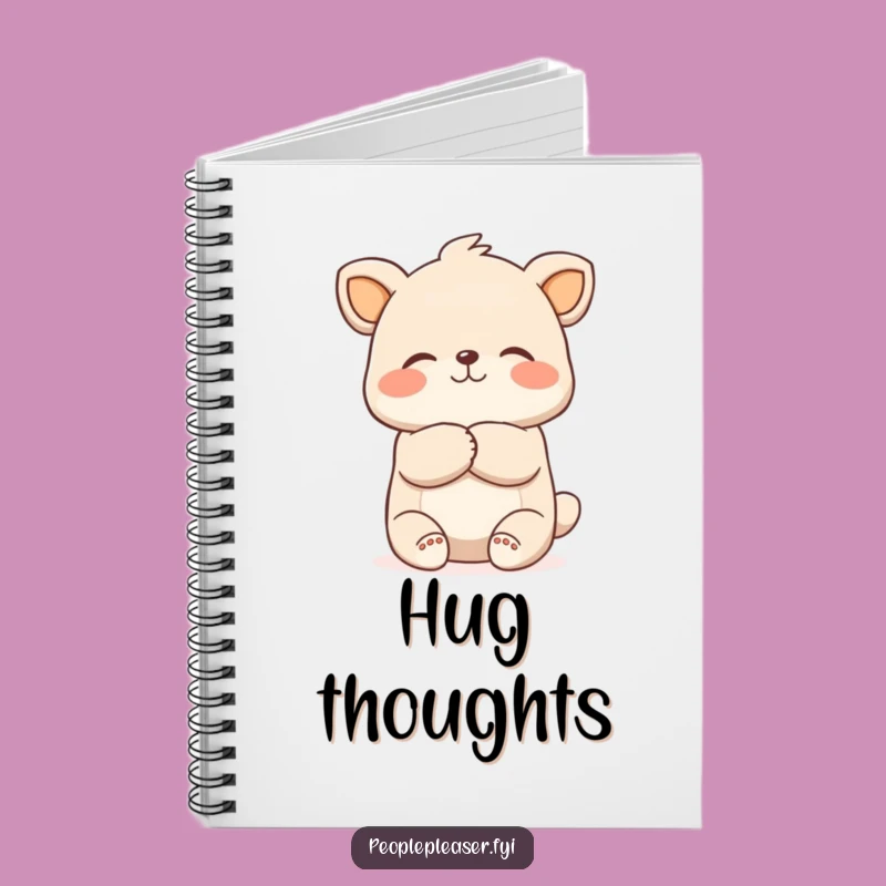 Funny Gentle Hug Notebook: Animal Character's Comfort, Diary Funny Gift for Writers