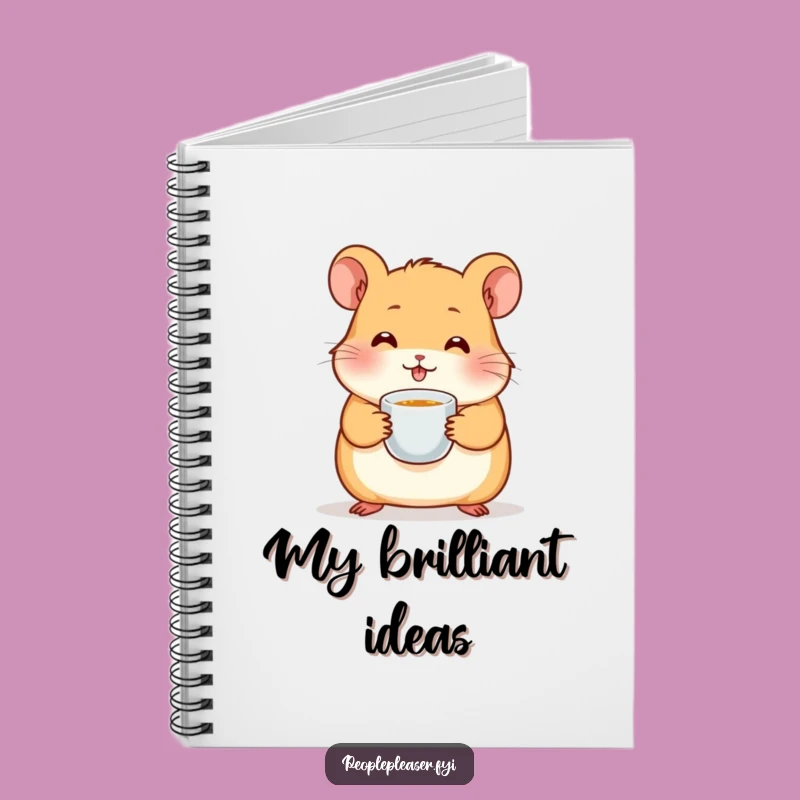 Funny Hamster Tea Diary: Cute Rodent Journal, Perfect for Notes & Hilarious Gift!