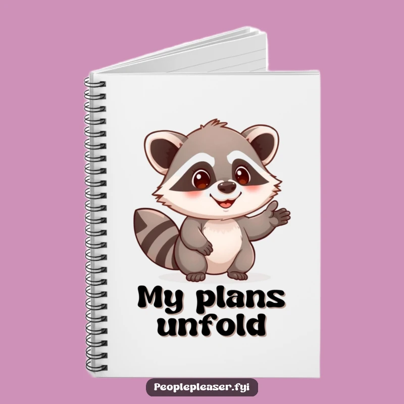 Funny Raccoon Helper Journal: Cute Character Notebook, Perfect for Notes & Hilarious Gift!