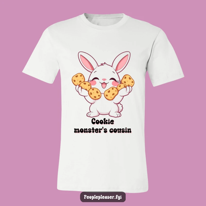 Funny Bunny Cookie T-Shirt: Adorable Sprites' Treat, Best Funny Gift for Bakers!