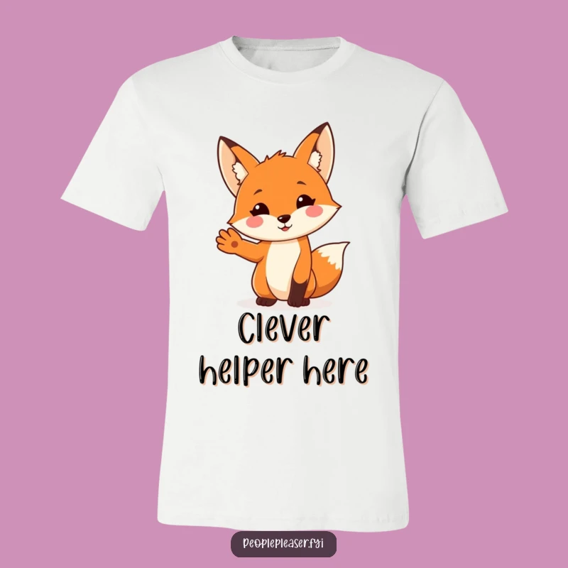 Funny Fox Helping Paw Shirt: Wear Your Helpful Spirit Proudly!