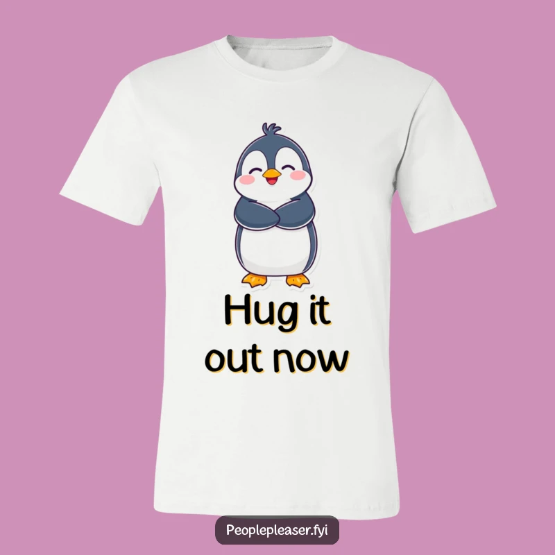 Funny Penguin Hug Shirt: Wear the Warmth of Laughter!