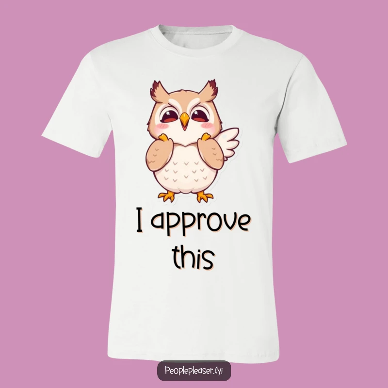 Funny Owl Clapping Wings T-Shirt - Witty Funny Gift for Cheer Enthusiasts