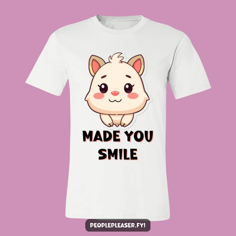 Funny Happy Animal T-Shirt: Satisfied Character's Delight, Awesome Funny Gift