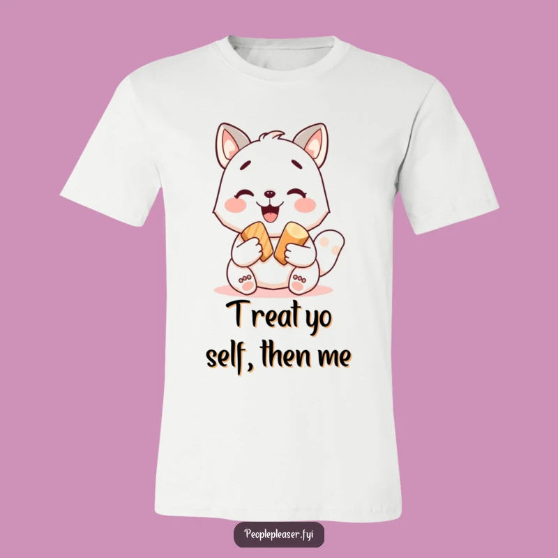 Funny Happy Animal Sharing Treat T-Shirt - Wearable Joy and a Great Gift!