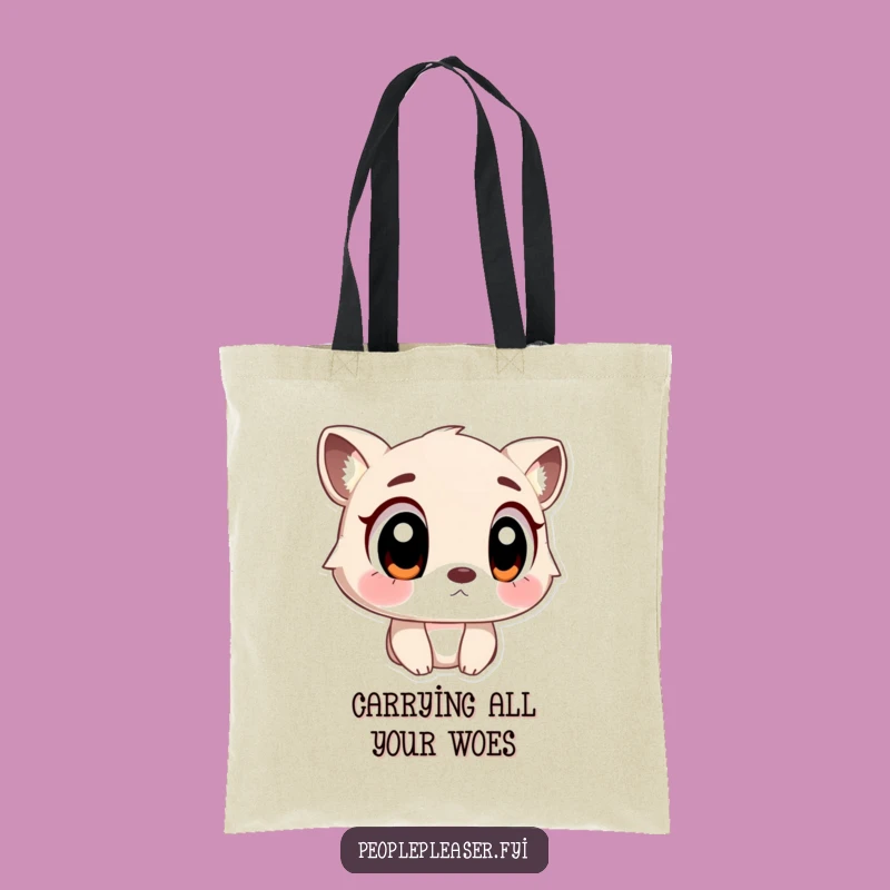 Funny Listening Animal Tote Bag: Carry Your Essentials with This Funny Gift