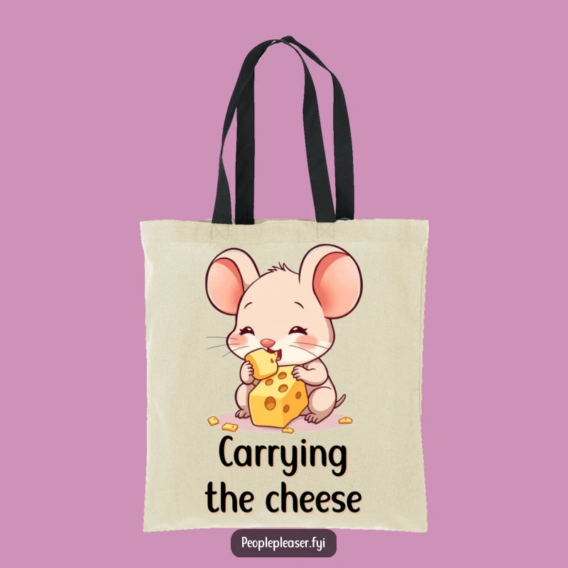 Funny Sweet Mouse Tote Bag - Carry Your Essentials with Hilarious Style!