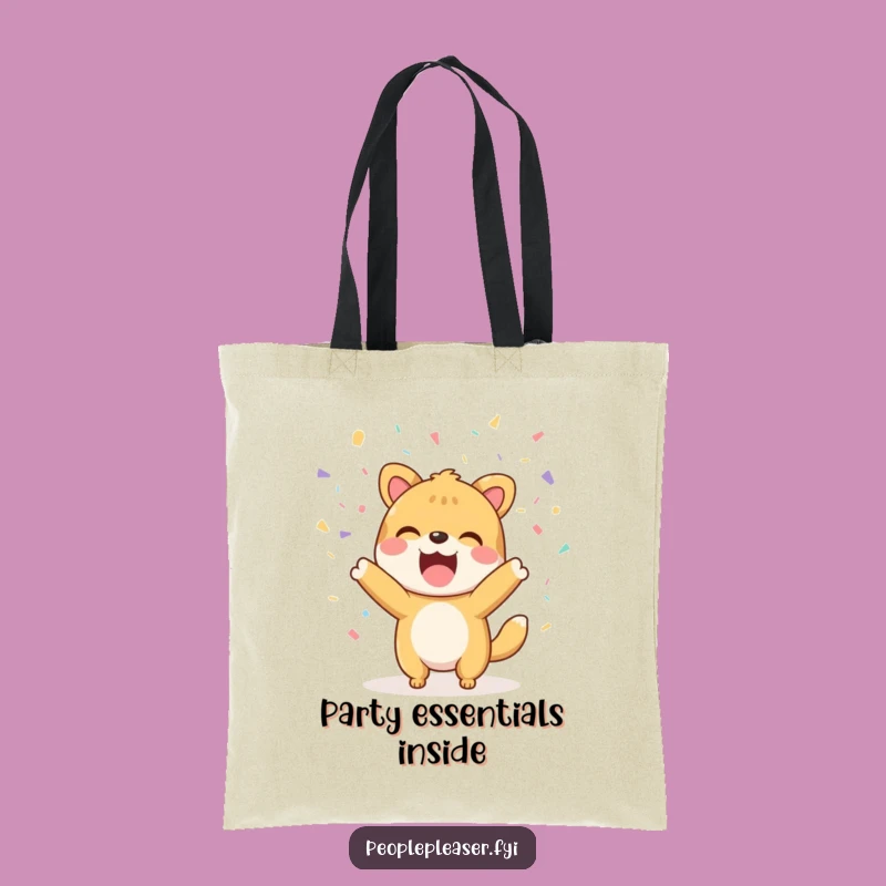 Funny Tote Bag - Animal Confetti, Practical Funny Gift for Party Planners!