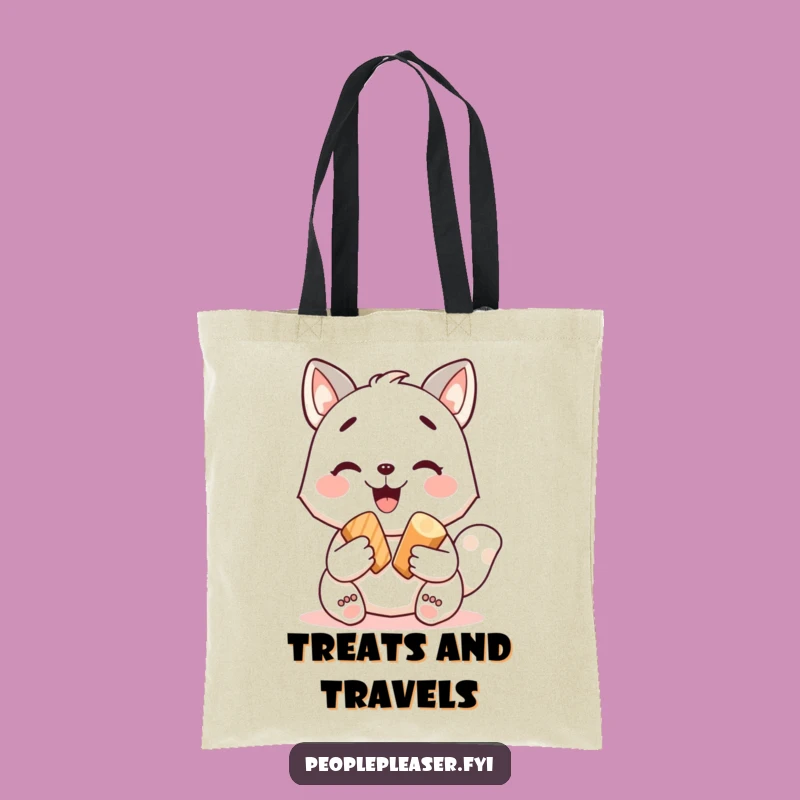 Funny Happy Animal Sharing Treat Tote Bag - Carry Joy and a Perfect Gift!